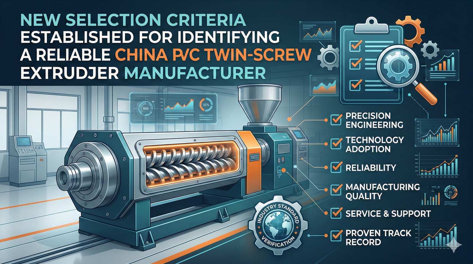 New Selection Criteria Established for Identifying a Reliable China Pvc Twin Screw Extruder Manufacturer