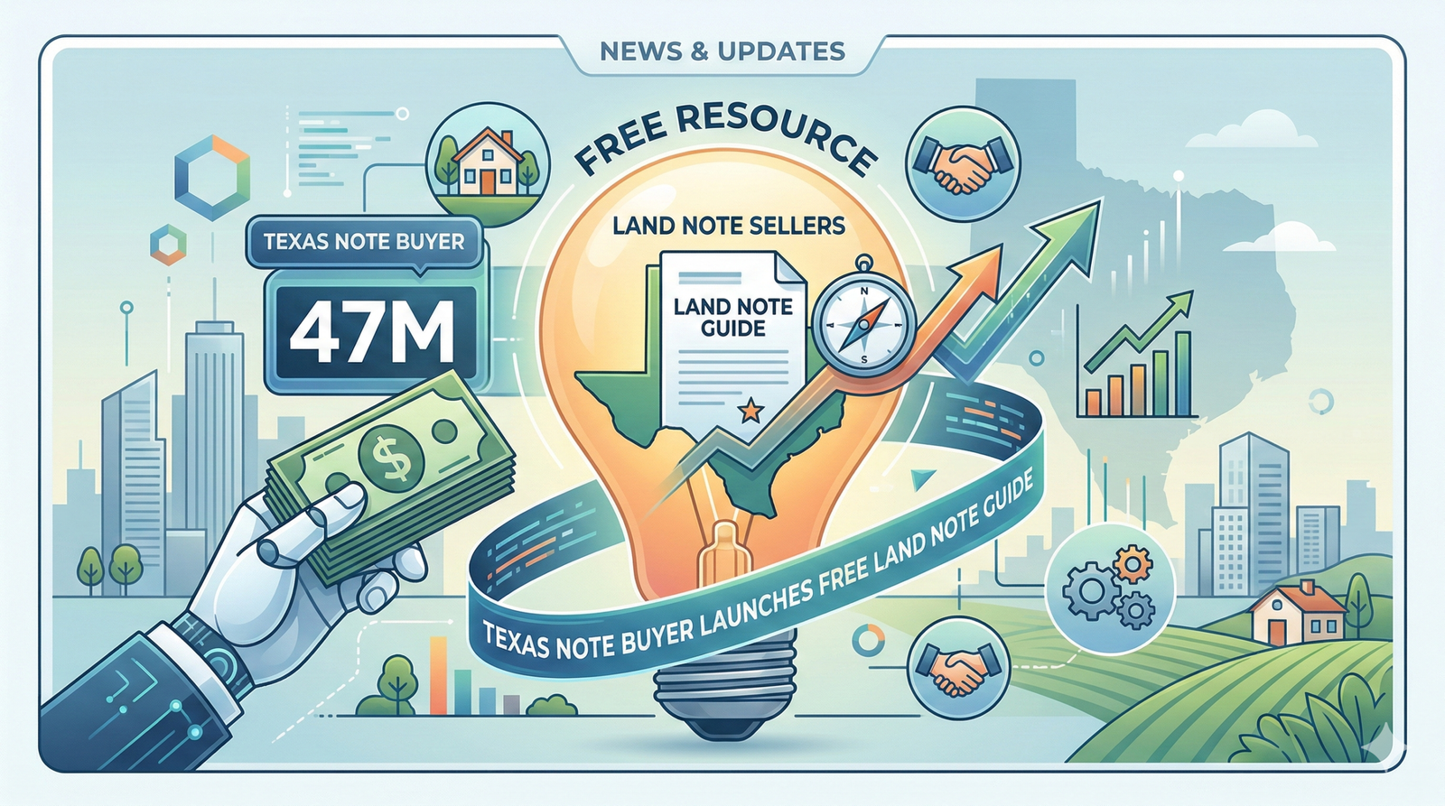 Texas Note Buyer With $47M in Purchases Launches Free Resource for Land Note Sellers
