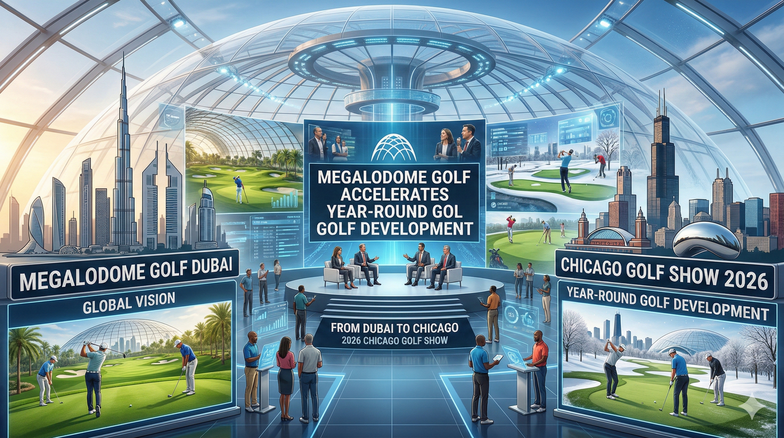 From Dubaï to Chicago: MEGALODOME GOLF Accelerates Year-Round Golf Development at the 2026 CHICAGO GOLF SHOW
