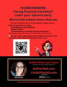 AskForRed.com Noting Increase in Default Notices, Expands Foreclosure Education and Equity Protection
