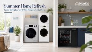 Equator Appliances Highlights Space-Saving Laundry and Wine Refrigeration Solutions for Compact Homes and Condos