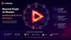 Beyond Single AI Models: LitMedia Enables Multi-Model Workflows for End-to-End Content Creation