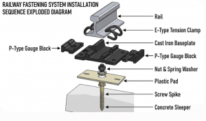 Railway Fastener Sourcing: PSDrail AAR AREMA Tie Plate and Rail Clip Solutions for Global Rail Networks