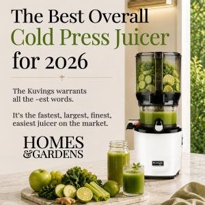 Kuvings AUTO10S Crowned ‘Best Overall’ in Homes & Gardens’ ‘6 Best Cold-Press Juicers for 2026’