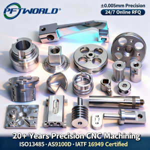 Global Leading Robotics CNC Machining Parts Factory by PFTWORLD: End Effectors, Couplings, and Cable Carriers